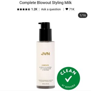 JVN Blowout Styling Milk